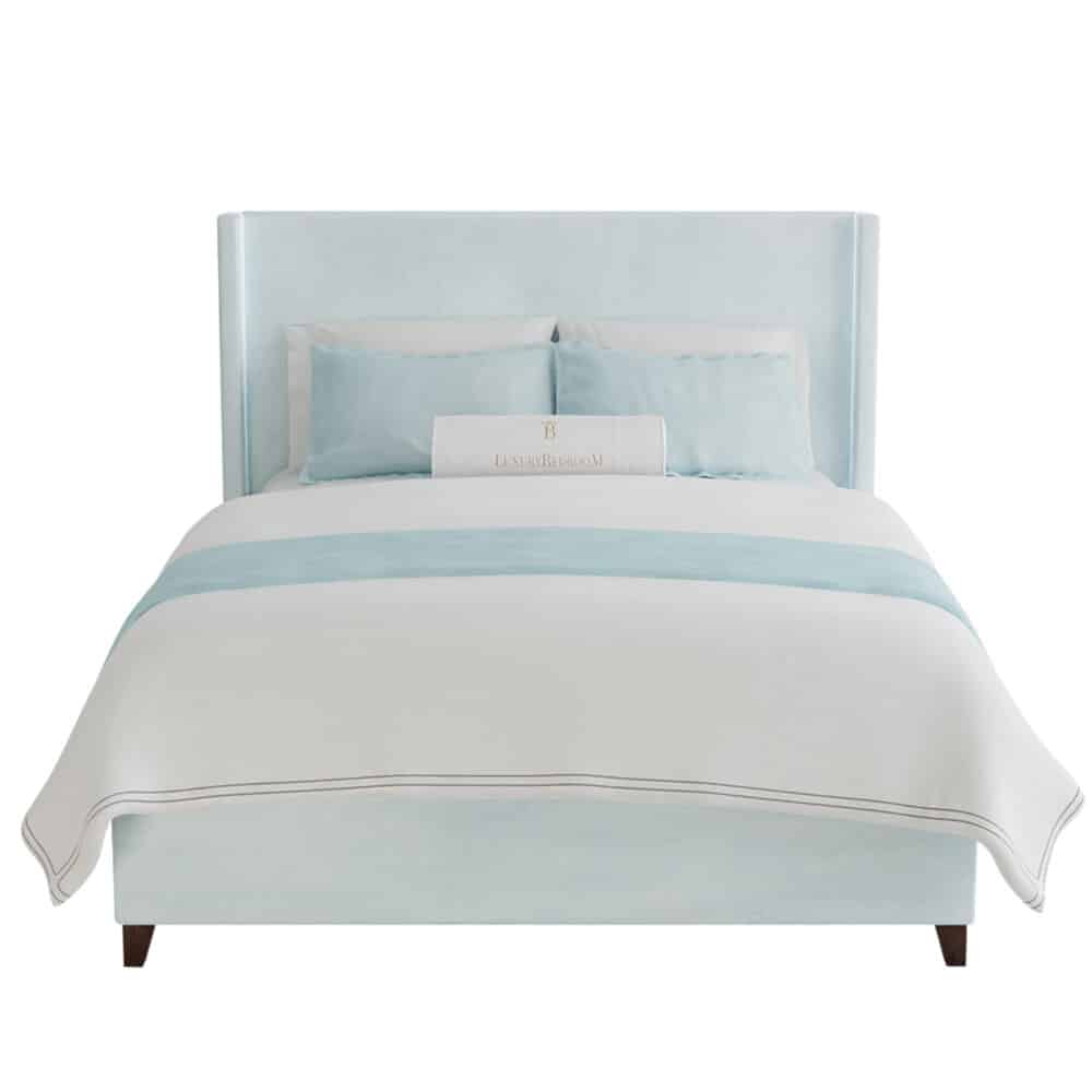 łóżko tapicerowane styl modern classic